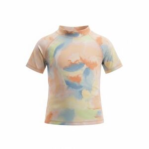 Carter's Pastel Tie-Dye Short Sleeve Rash Guard Top